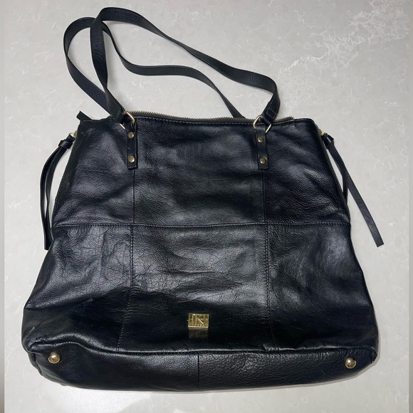 GUC Kooba Black Leather Bag - Picture 2 of 7